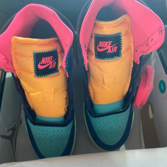 Retro Air Jordan 1 HIGH OG Biohack 6.5Y 8W - Picture 5 of 5